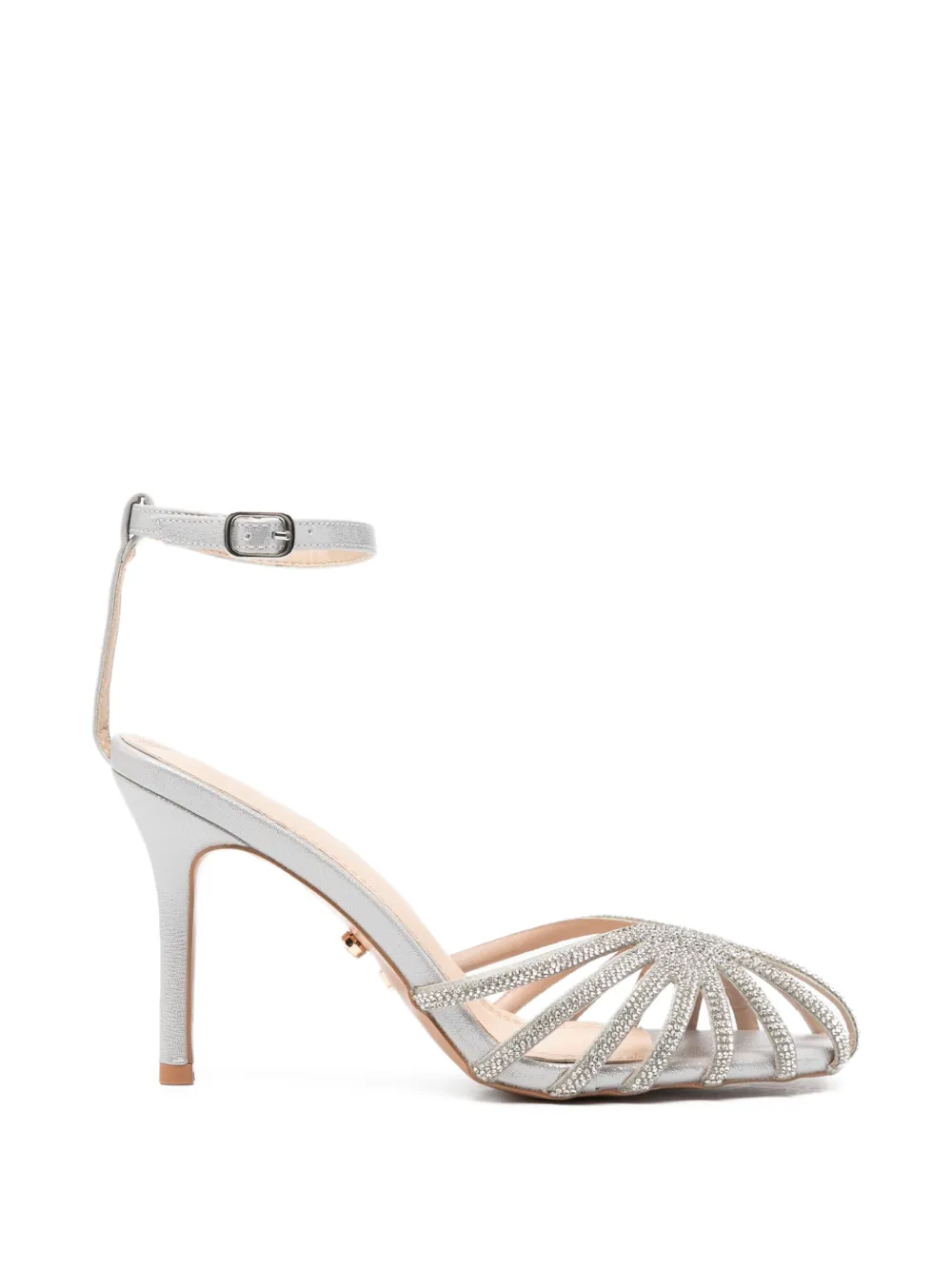 TWENTY FOURHAITCH Los Angeles strappy sandals - Argento