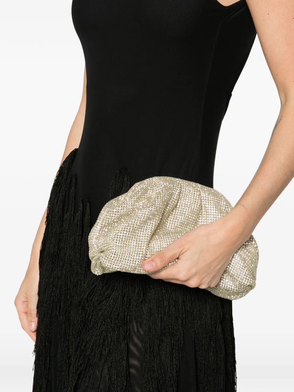  Twenty Fourhaitch Petra Chain Clutch Bag - Gold 