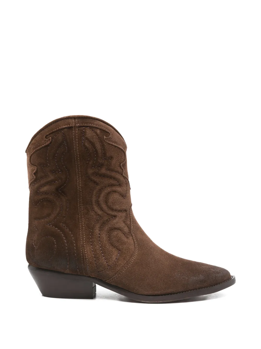 Julie Dee ankle cowboy boots Bruin