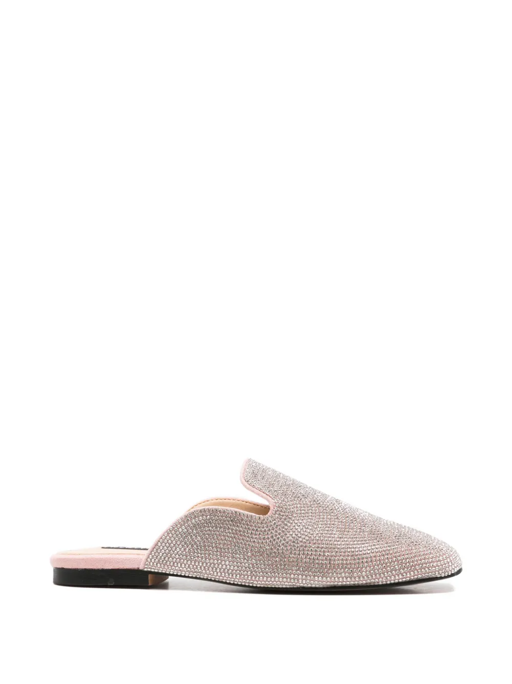 TWENTY FOURHAITCH Aukena embellished mules - Rosa