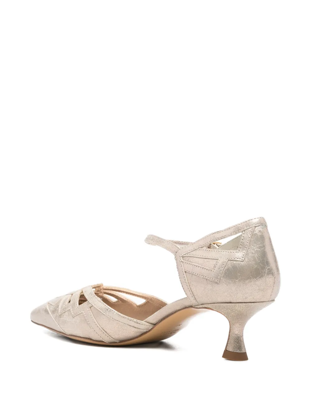 mara bini Pumps met puntige neus Zilver