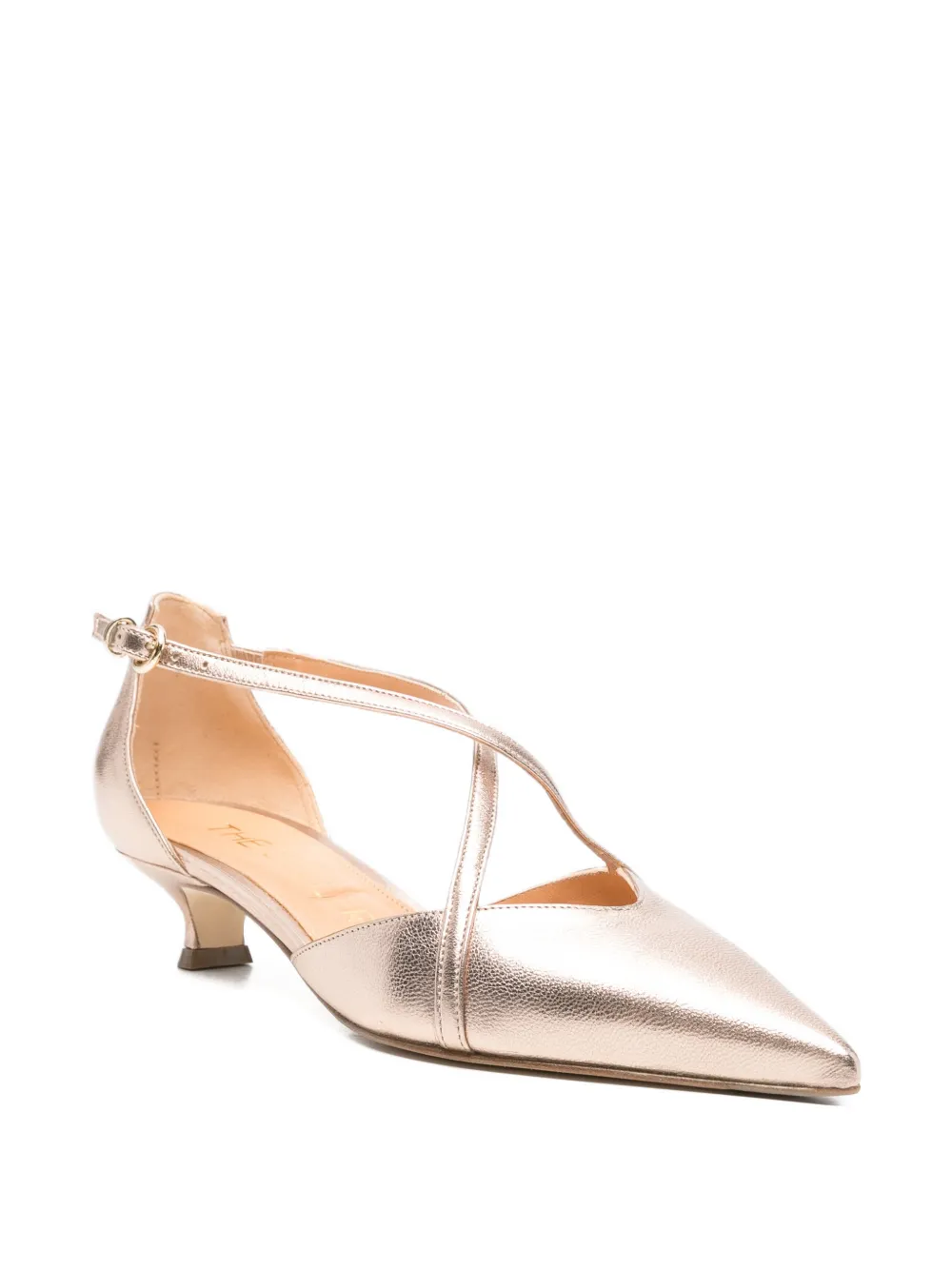 The Seller Pumps met puntige band Roze