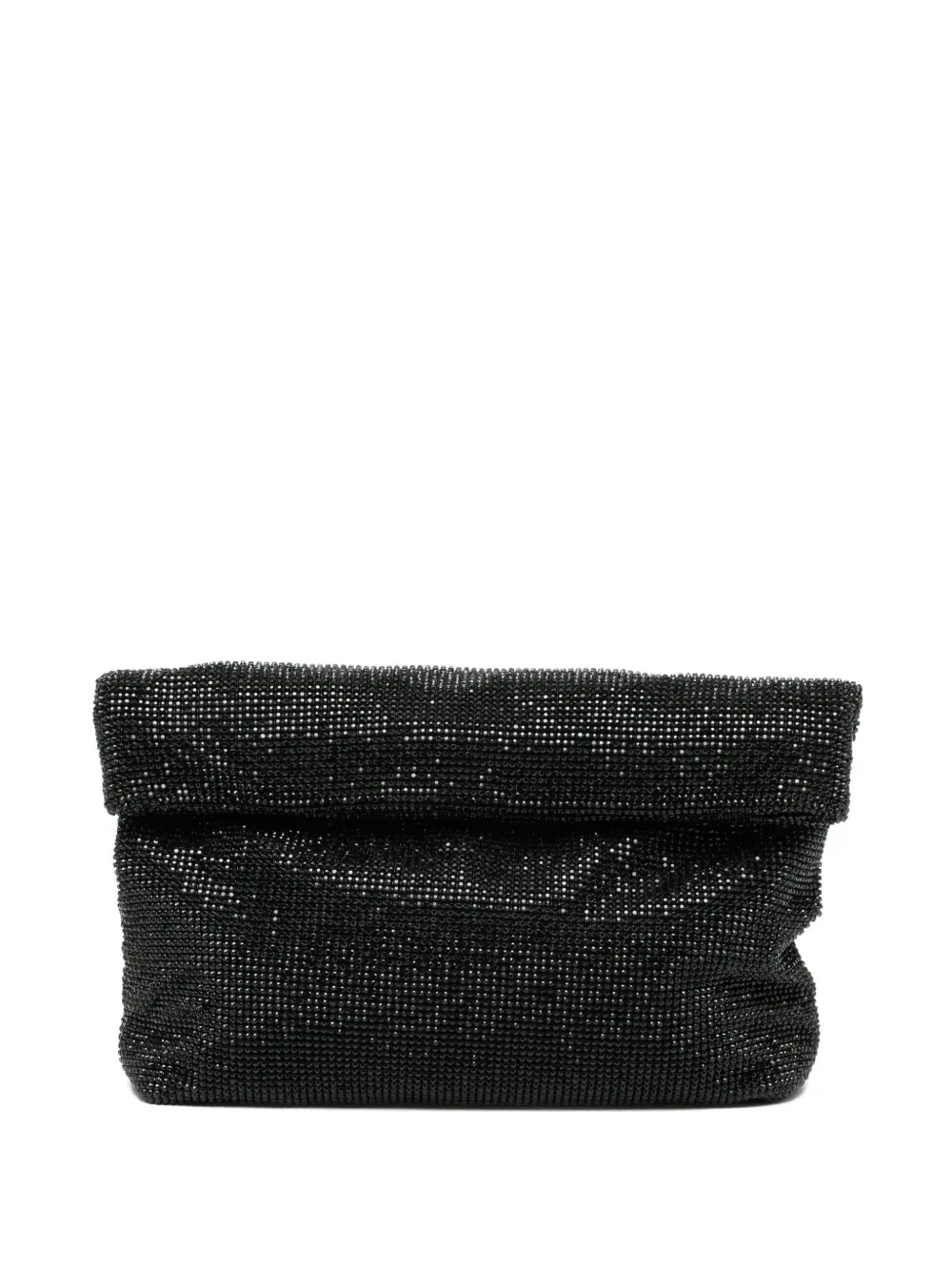 TWENTY FOURHAITCH Varadero foldover clutch bag - Nero