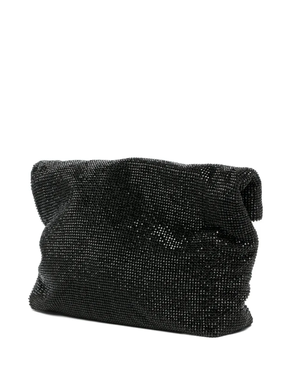  Twenty Fourhaitch Varadero Foldover Clutch Bag - Black 