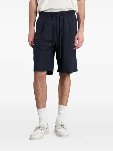 Greyed Davis drawstring pleated shorts