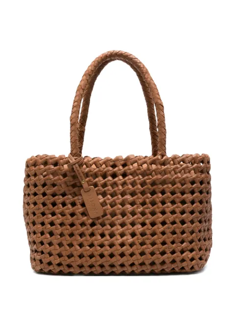 VISONA` Regina woven braided tote bag