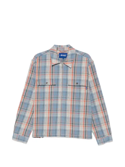Awake NY Rivington checked zip shirt