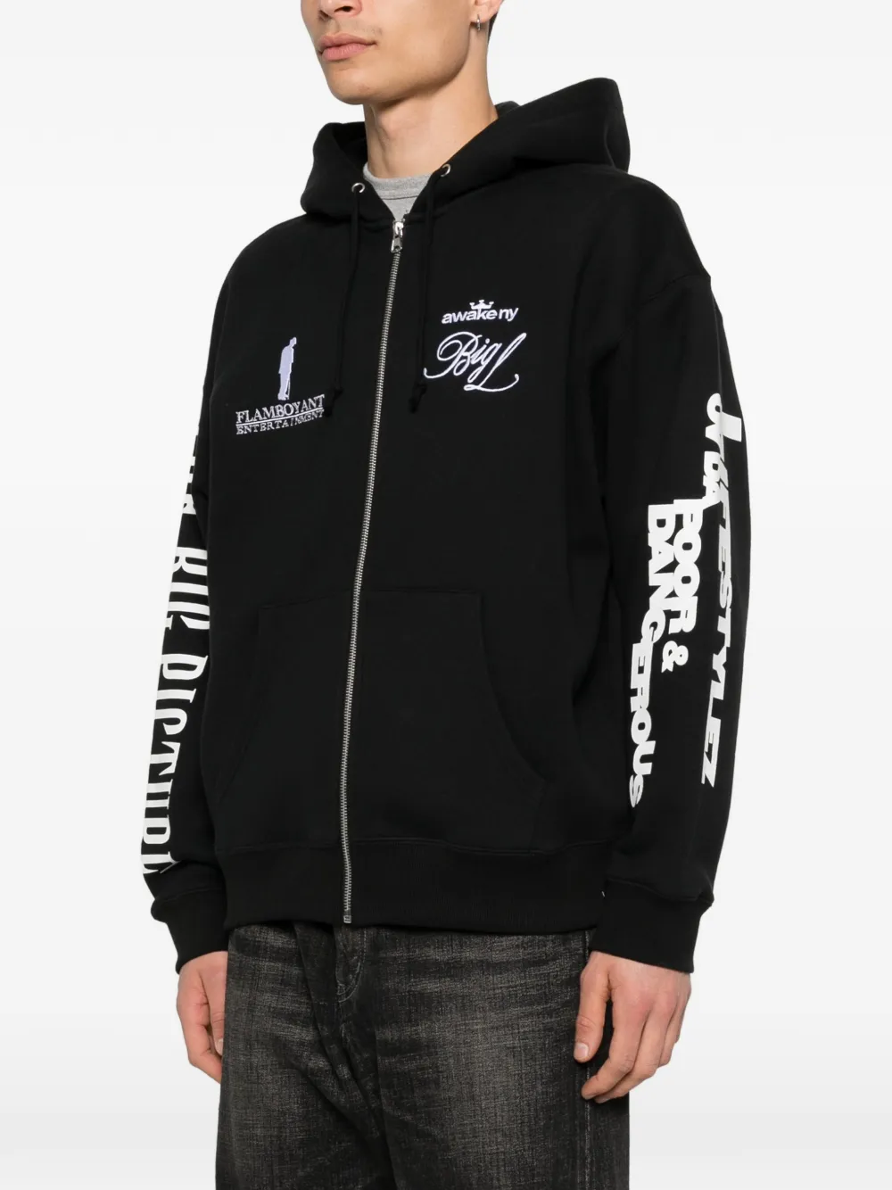 Awake NY The Big Picture hoodie Zwart