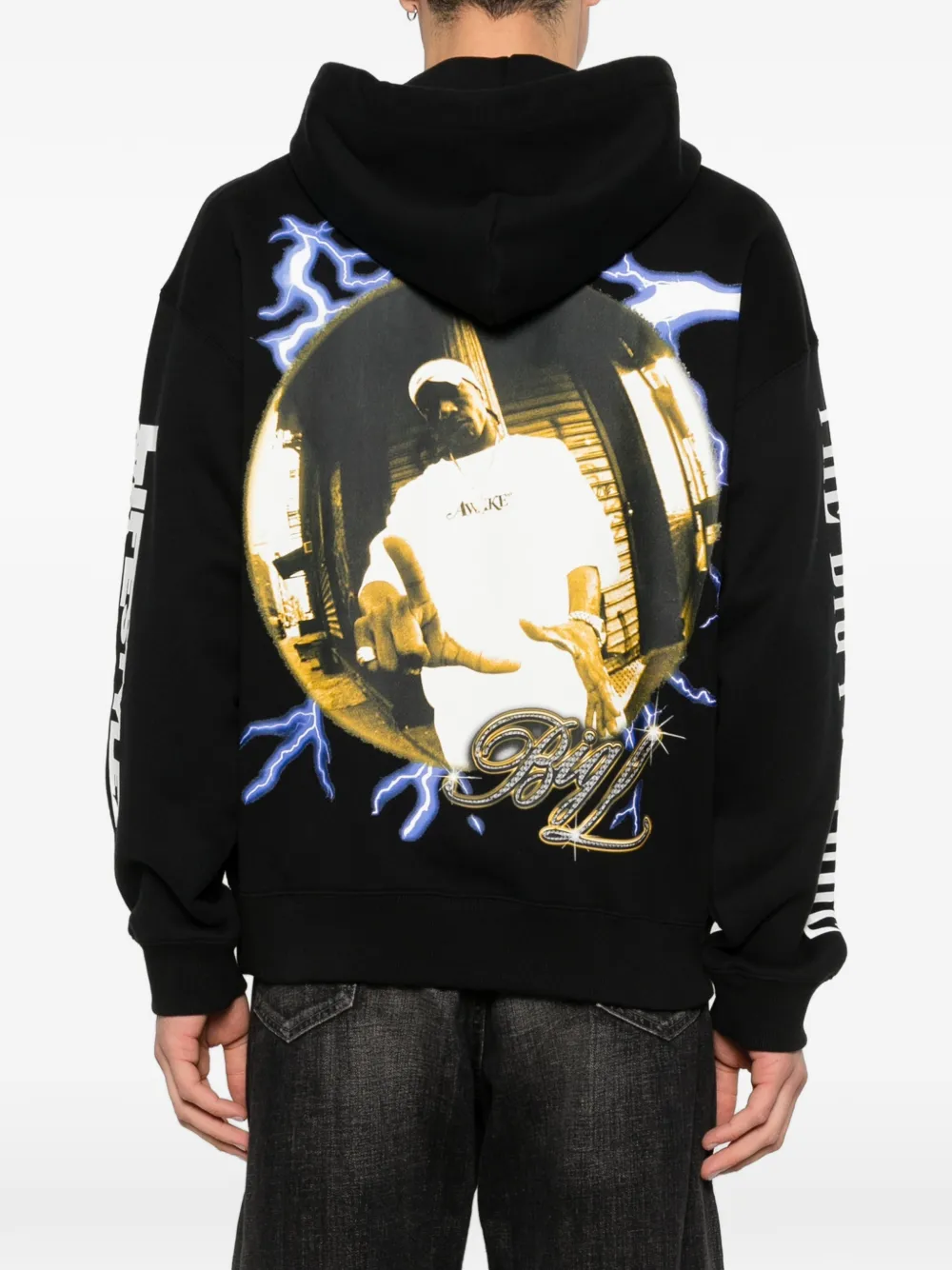 Awake NY The Big Picture hoodie Zwart