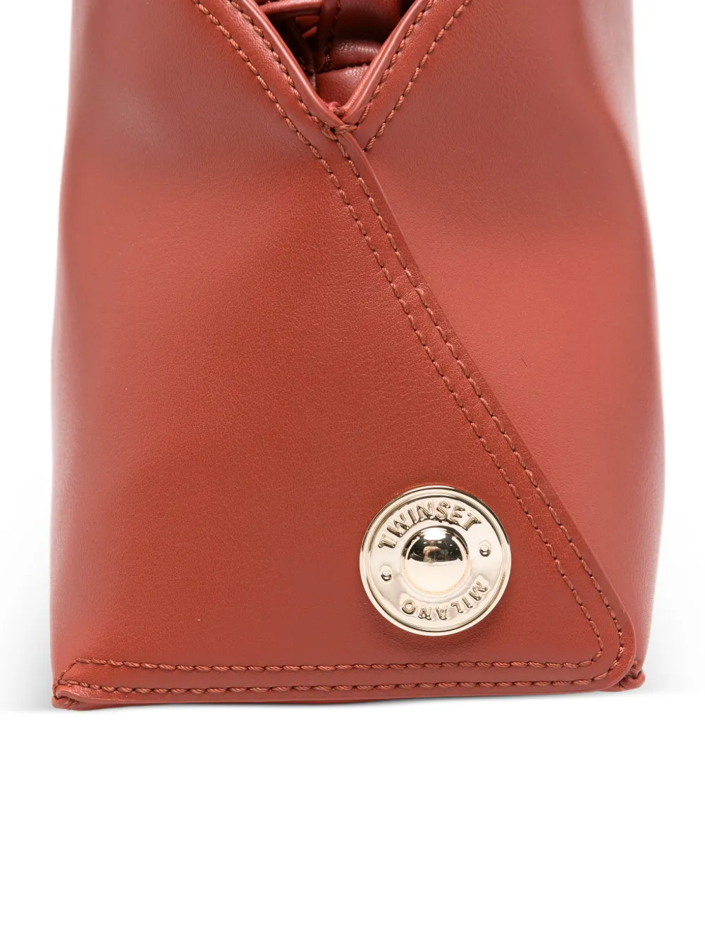 TWINSET Heuptas met logoplakkaat Bruin