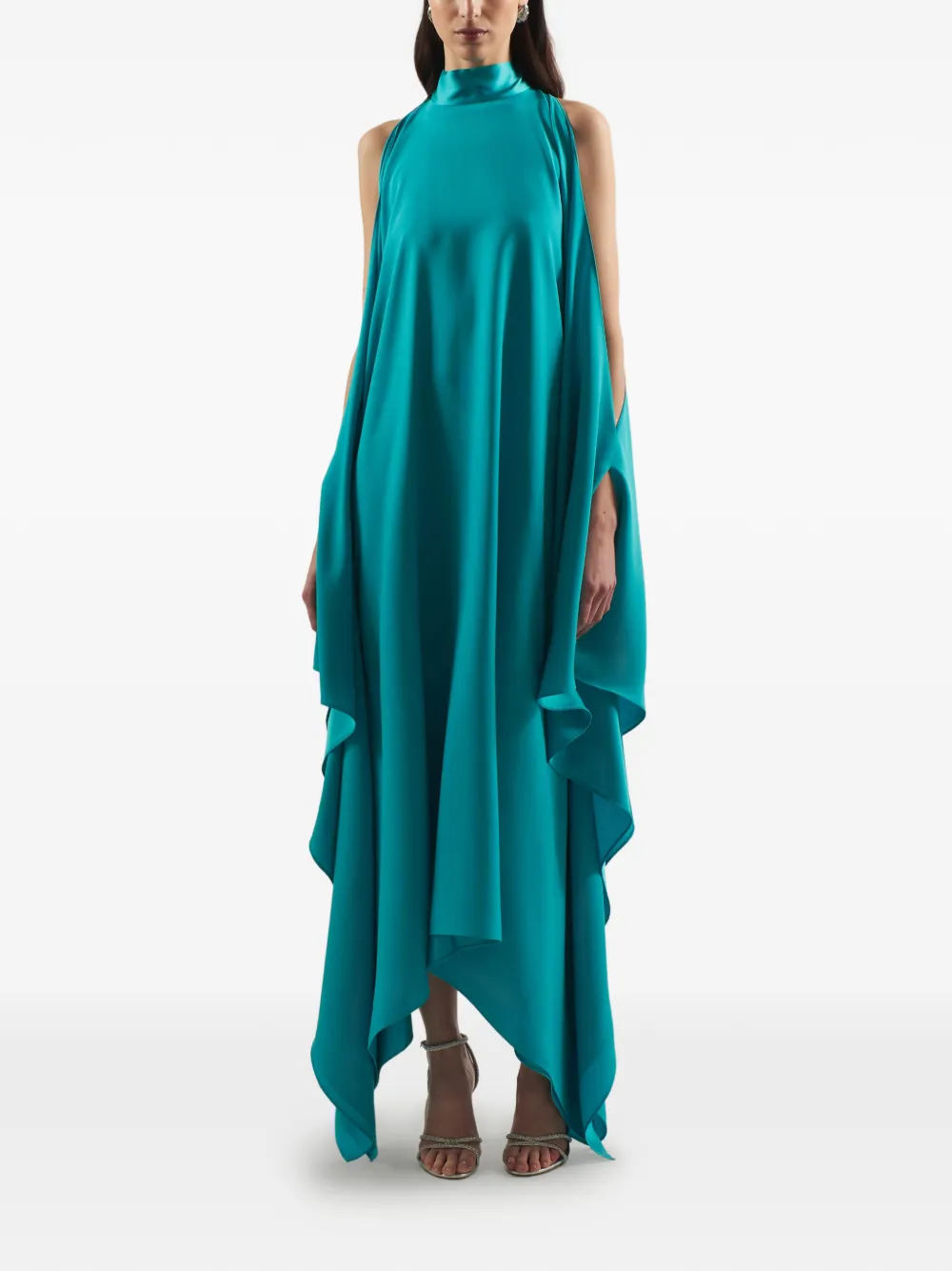 Taller Marmo Aga asymmetrische jurk Blauw