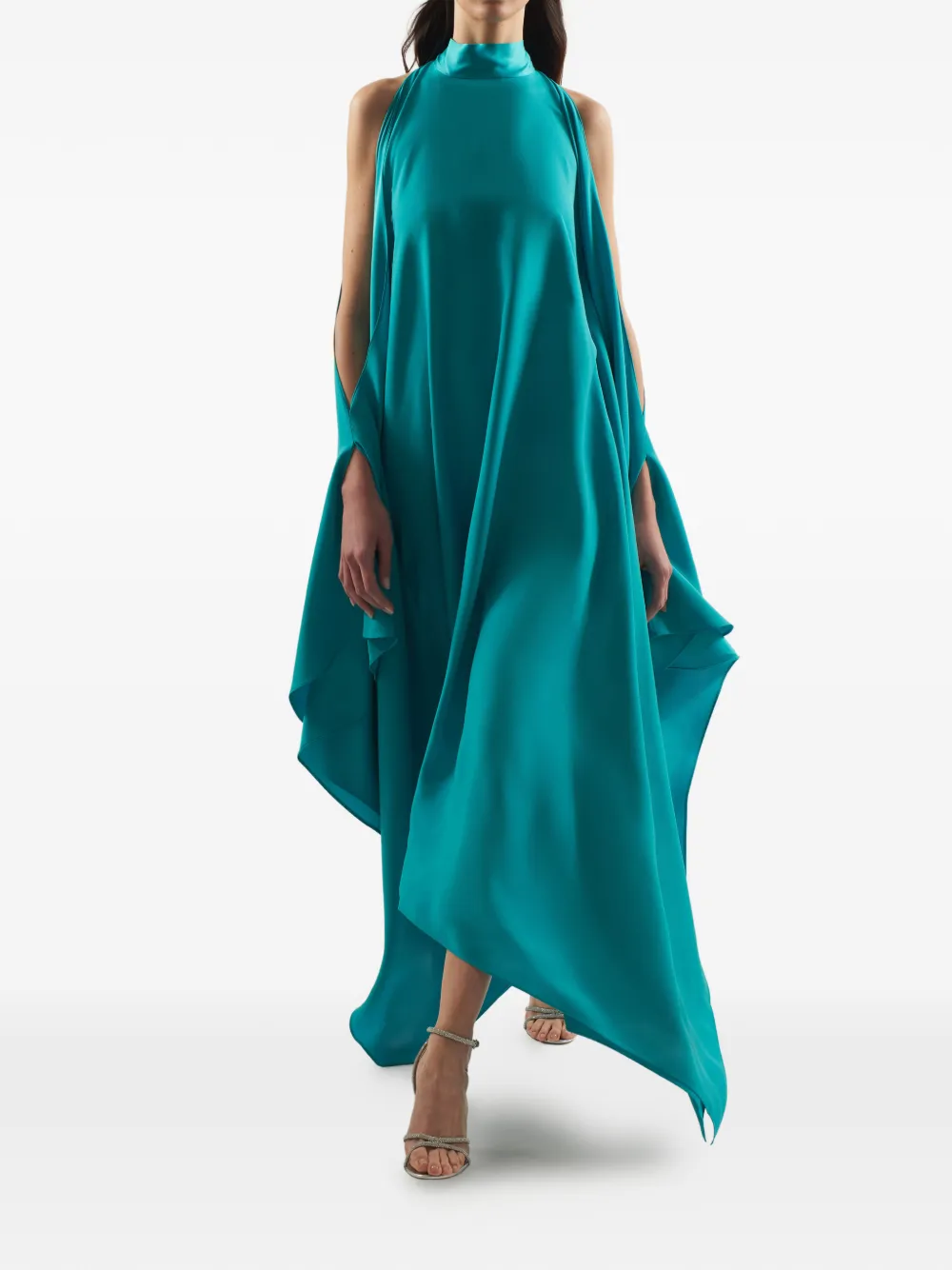 Taller Marmo Aga asymmetrische jurk Blauw