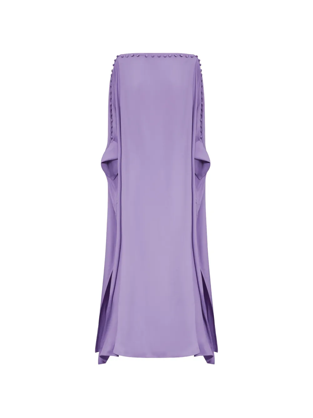 Taller Marmo Mila button-embellished maxi dress - Violett