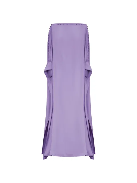 Taller Marmo vestido largo Mila con detalle de botones