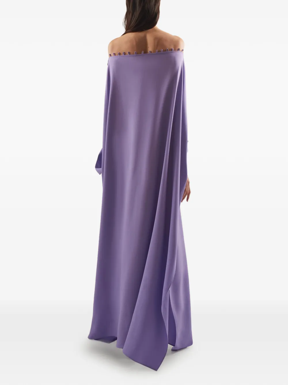 Taller Marmo Mila maxi-jurk verfraaid met knoop Paars