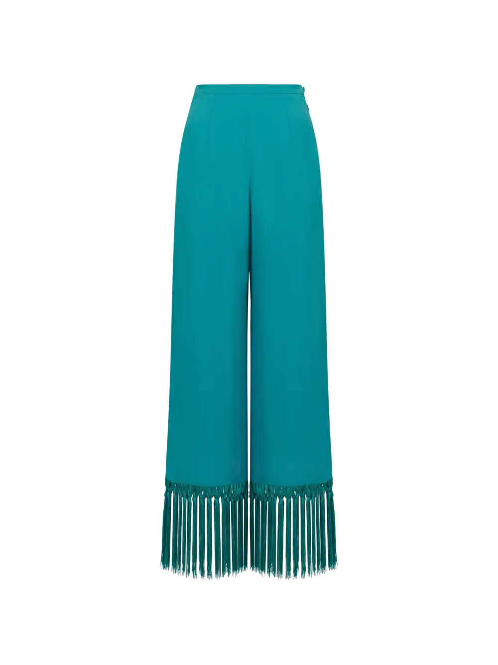 Taller Marmo Tulum fringe-trimmed trousers - Blau