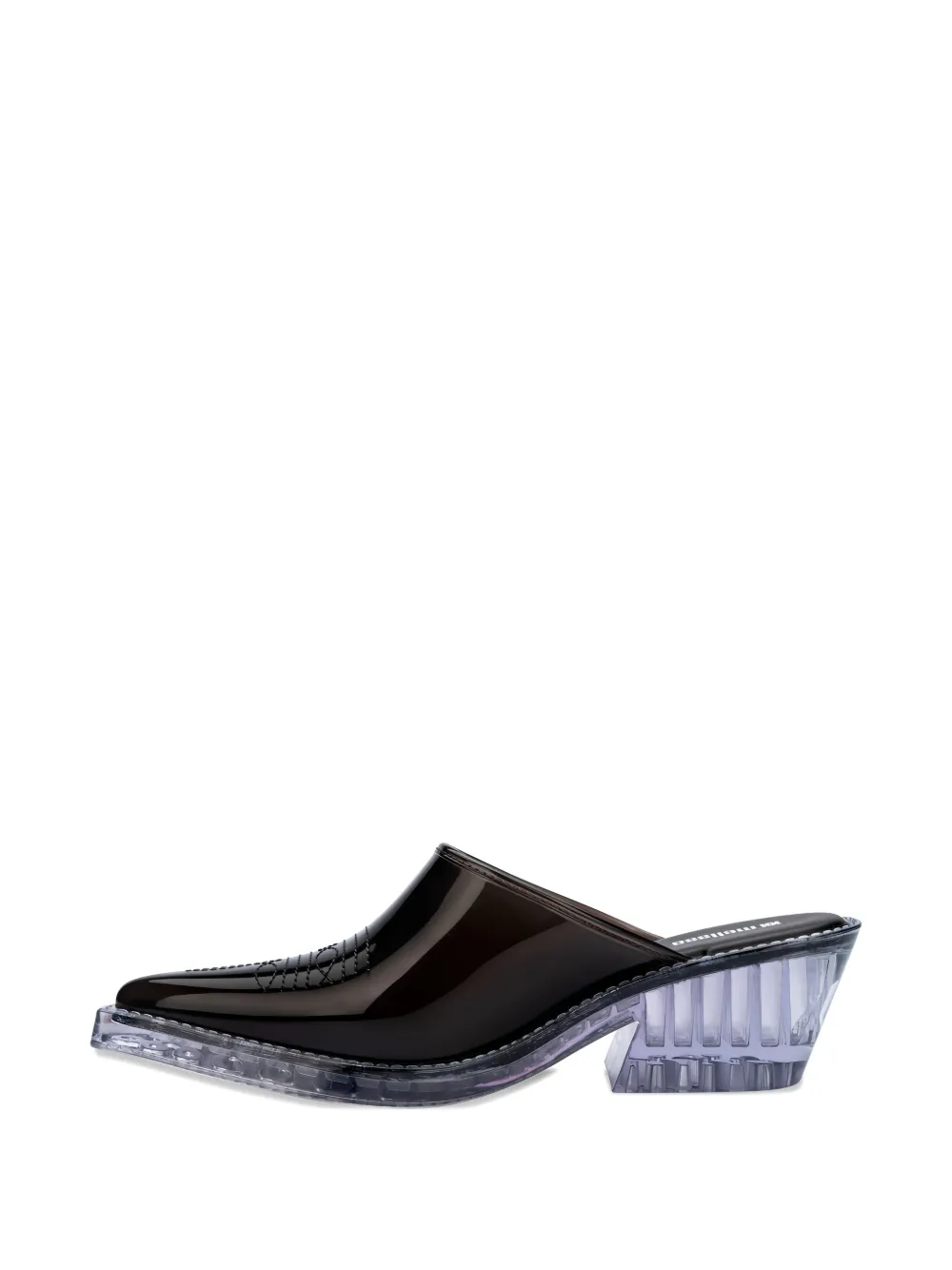 Melissa Texas muiltjes met puntige neus Zwart