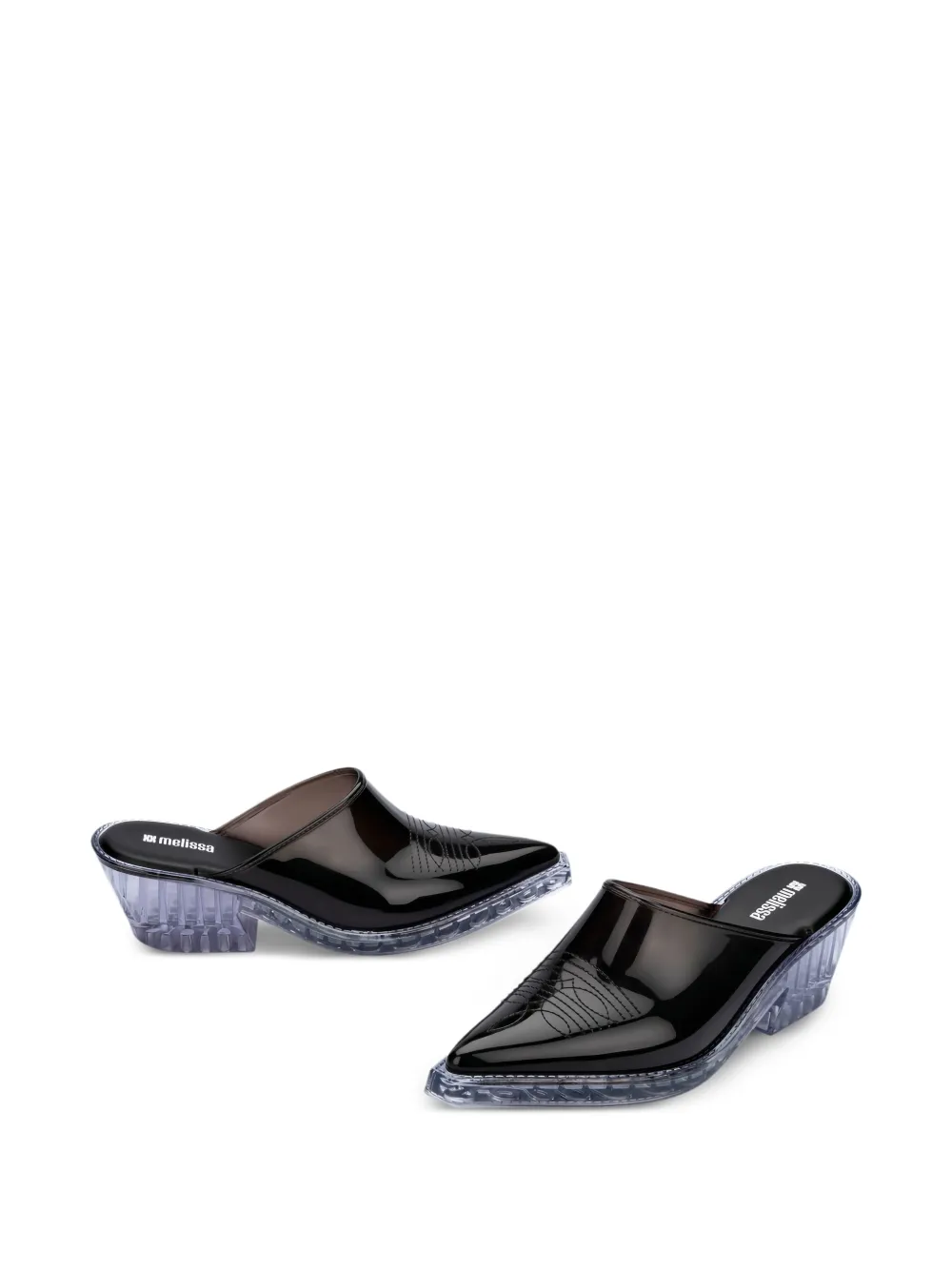  Melissa Mules A Punta - Nero 