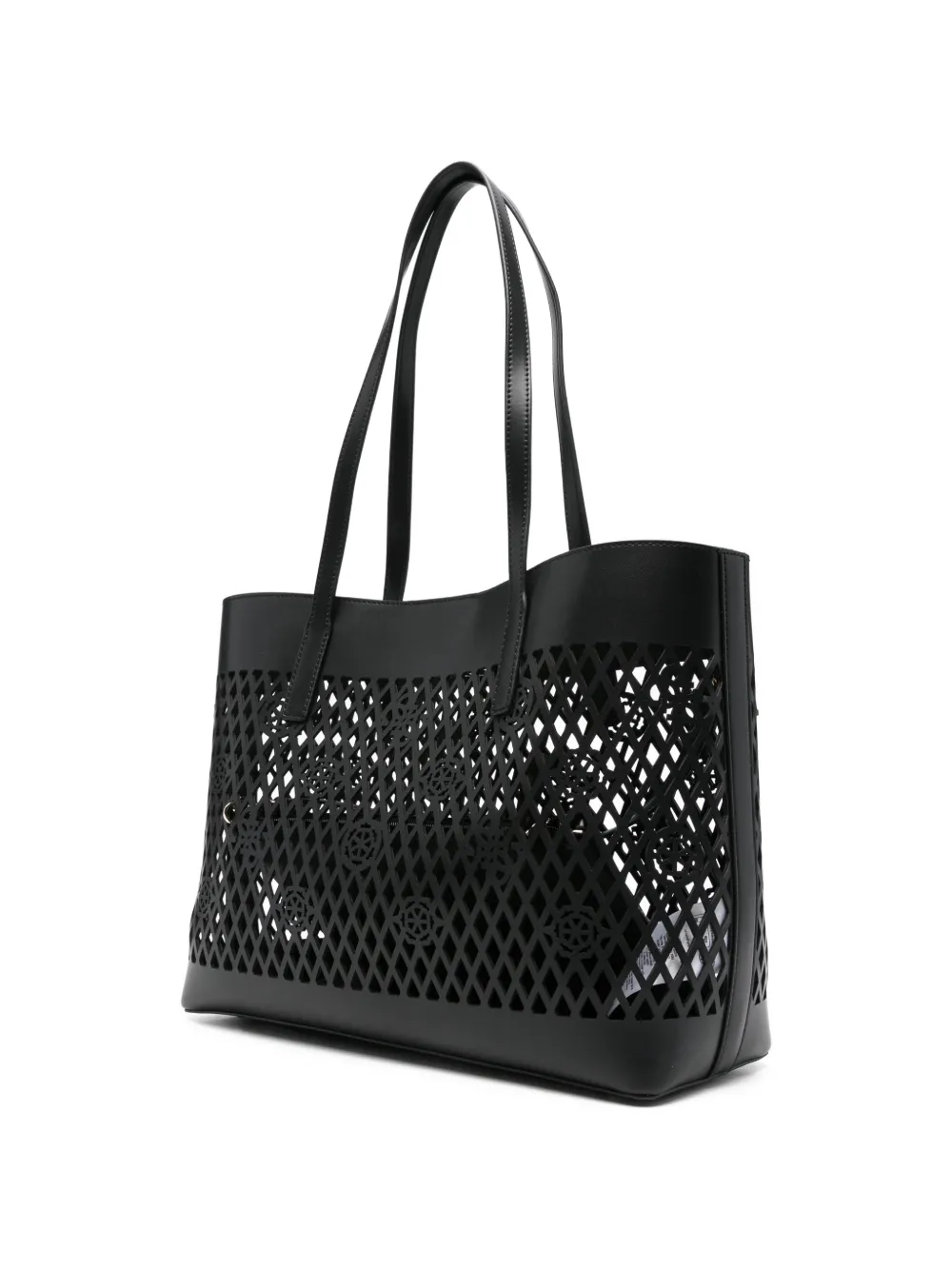 GUESS USA Letty shopper met logo Zwart