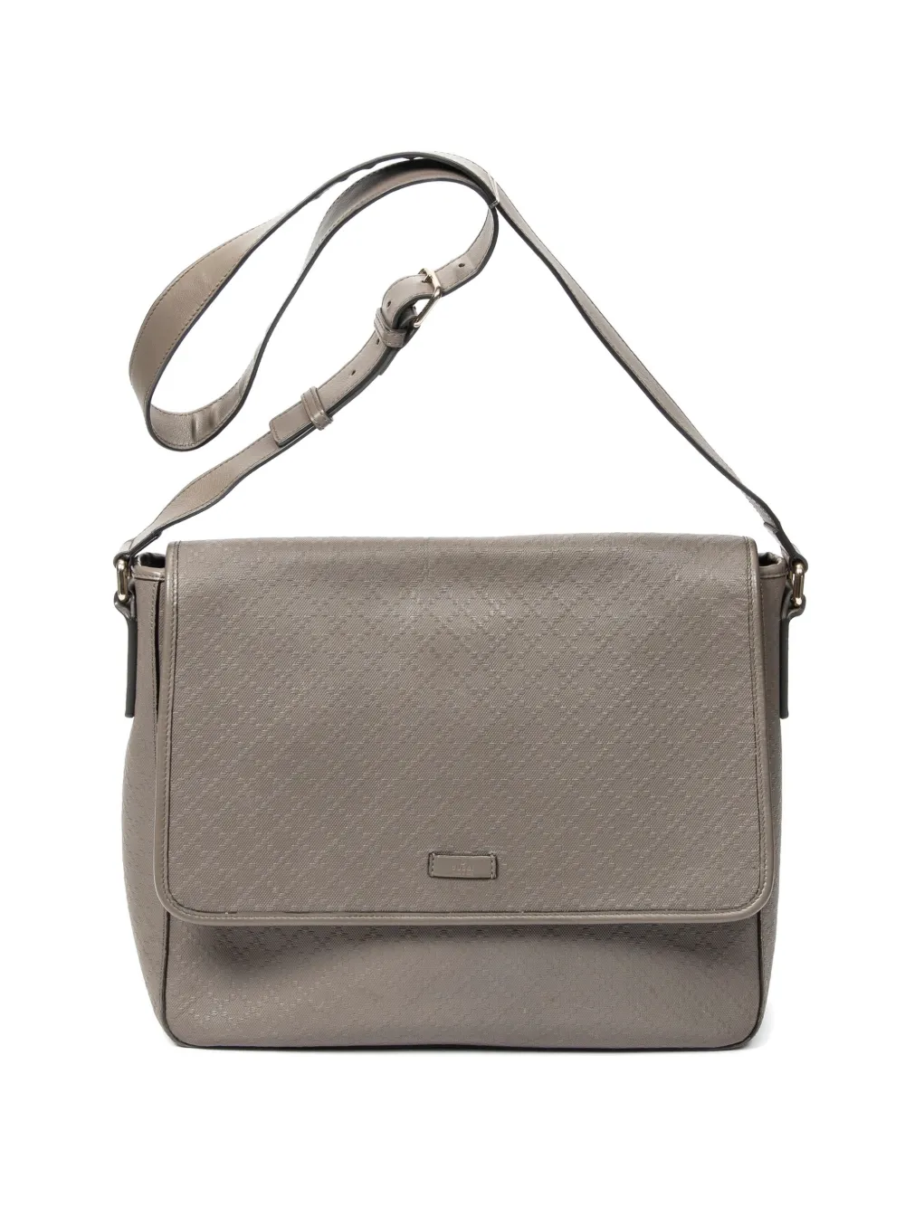 Gucci Pre-Owned Guccissima cross body bag - Grigio