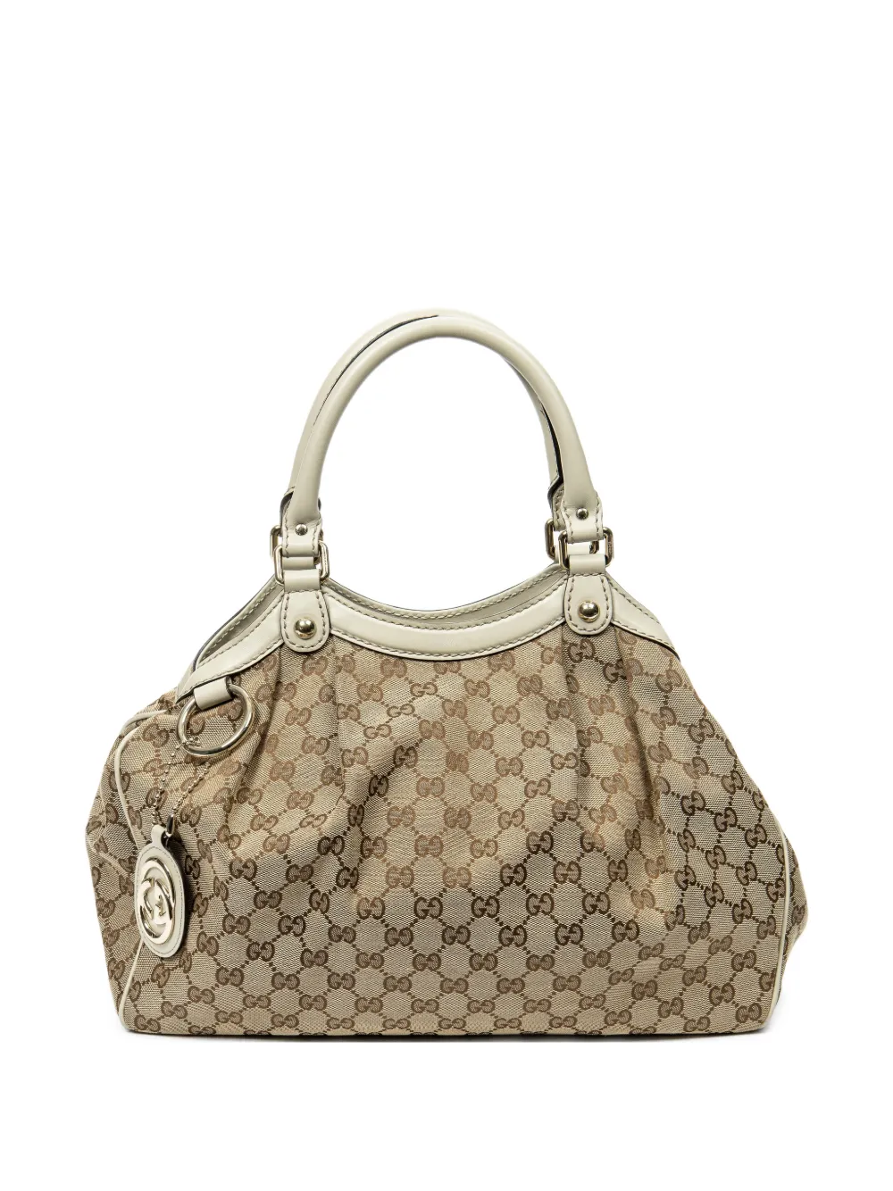 Gucci Pre-Owned small Sukey monogram-pattern tote bag - Toni neutri