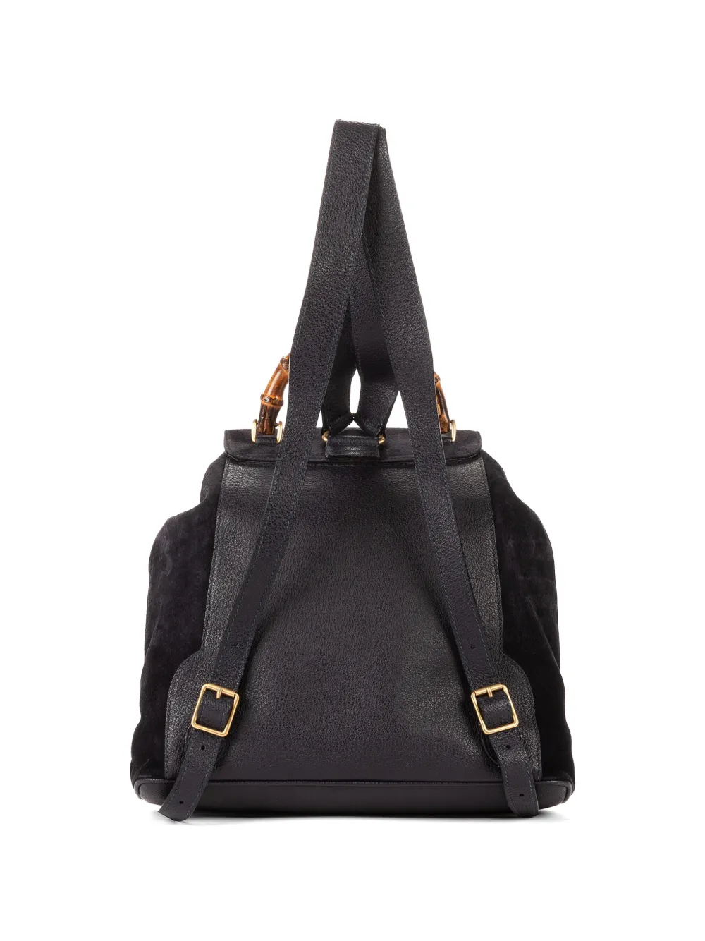 GUCCI Pre-owned Bamboo Backpack In Black