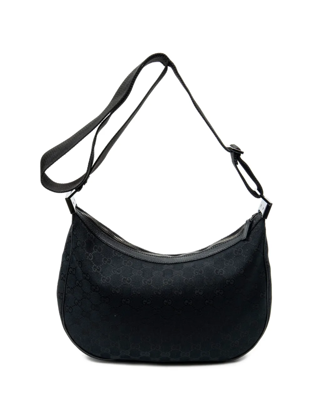  Gucci Pre-owned Gg Canvas Shoulder Bag - Black 