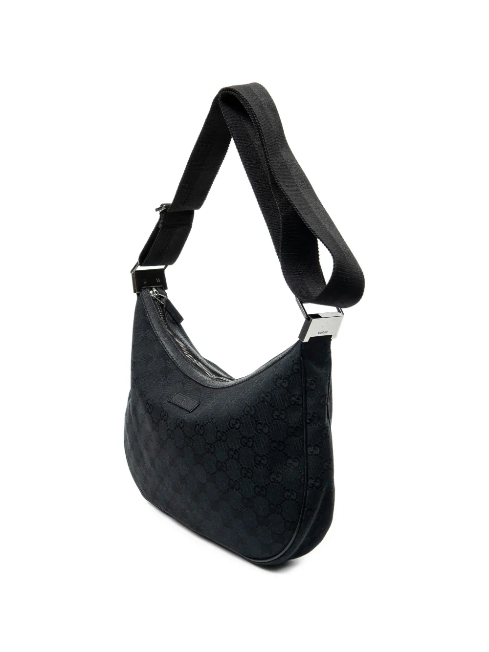  Gucci Pre-owned Gg Canvas Shoulder Bag - Black 