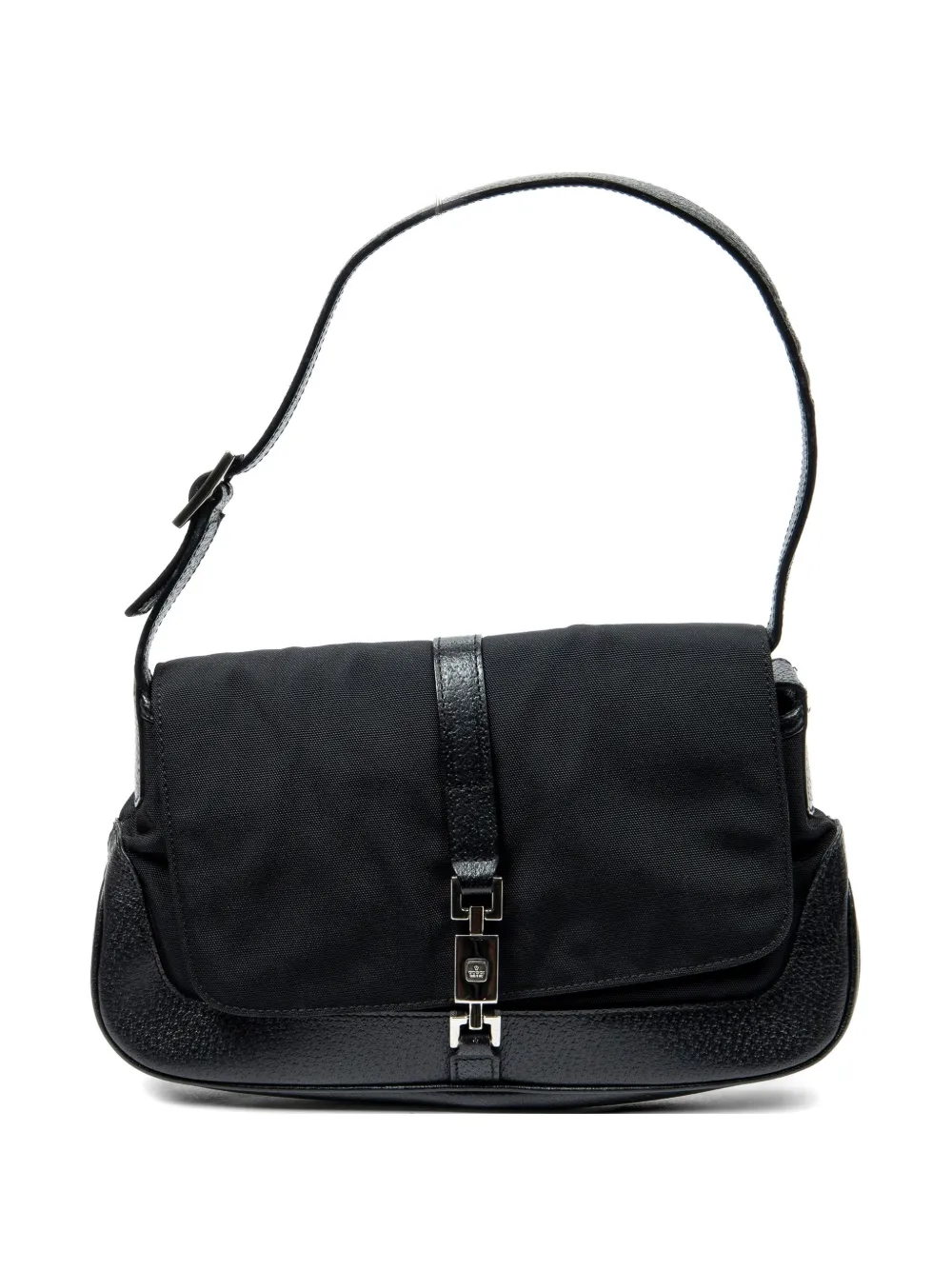 Gucci Pre-Owned small Jackie panelled shoulder bag - Nero