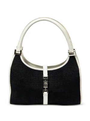 Gucci Pre-Owned 2000-2015 GG Canvas Jackie Shoulder Bag | Black