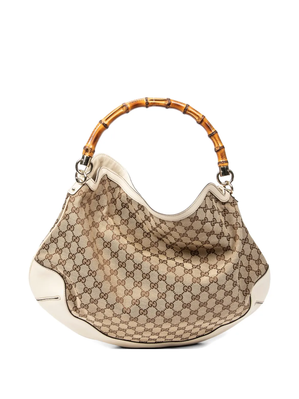 Gucci Pre-Owned Peggy Bamboo handbag - Toni neutri