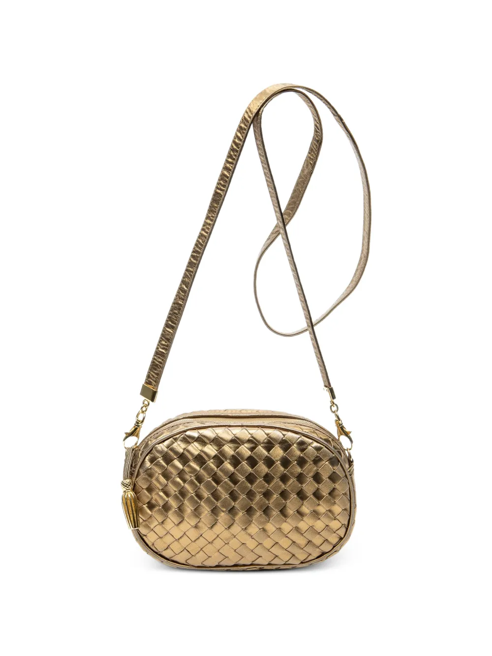 Bottega Veneta Pre-Owned Camera crossbody bag - Oro