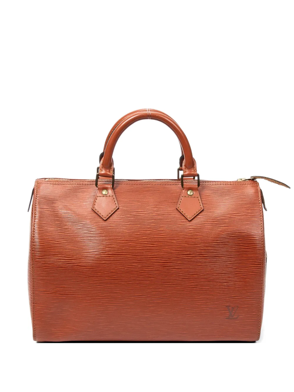 Louis Vuitton Pre-Owned 1990 30 Speedy textured tote bag - Marrone