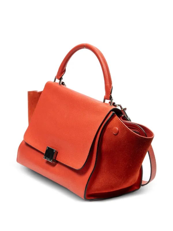 Celine Pre-Owned トラペーズ ハンドバッグ | オレンジ | FARFETCH JP