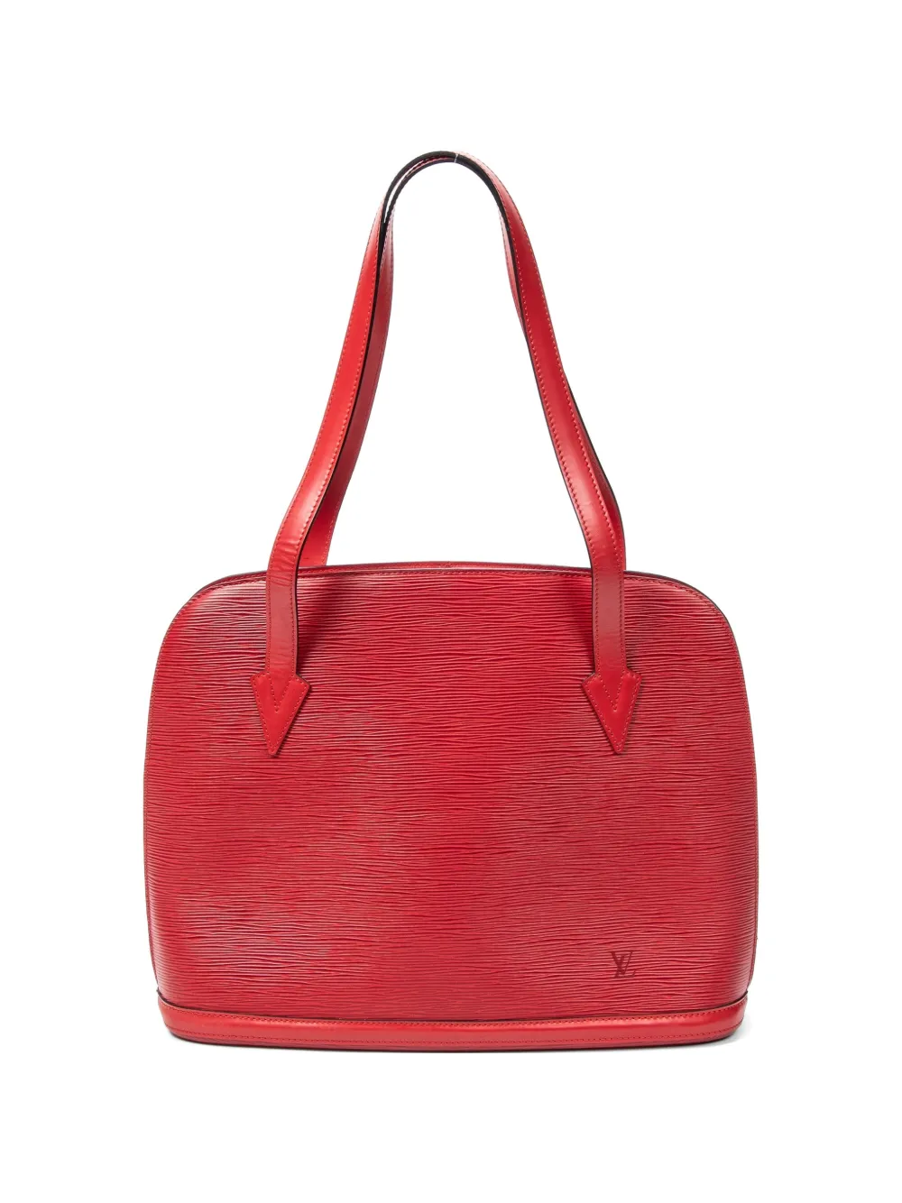 Louis Vuitton Pre-Owned Lussac textured shoulder bag - Rosso