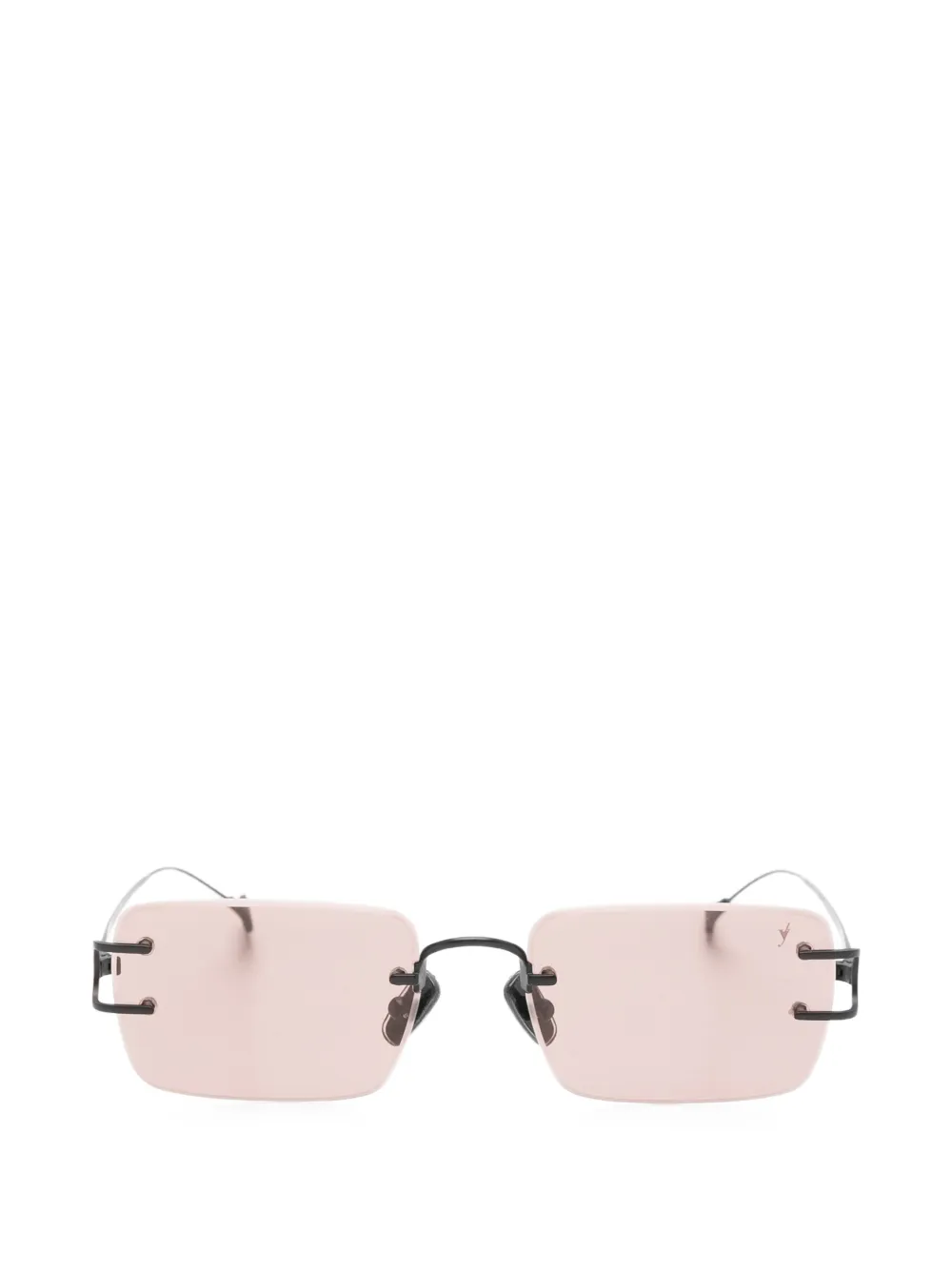 Eyepetizer Dillinger rectangle-frame sunglasses - Nero