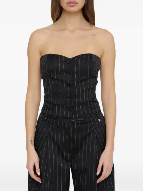 Aniye By Irina pinstripe button-front top