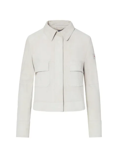 Peuterey suede chest-pocket jacket