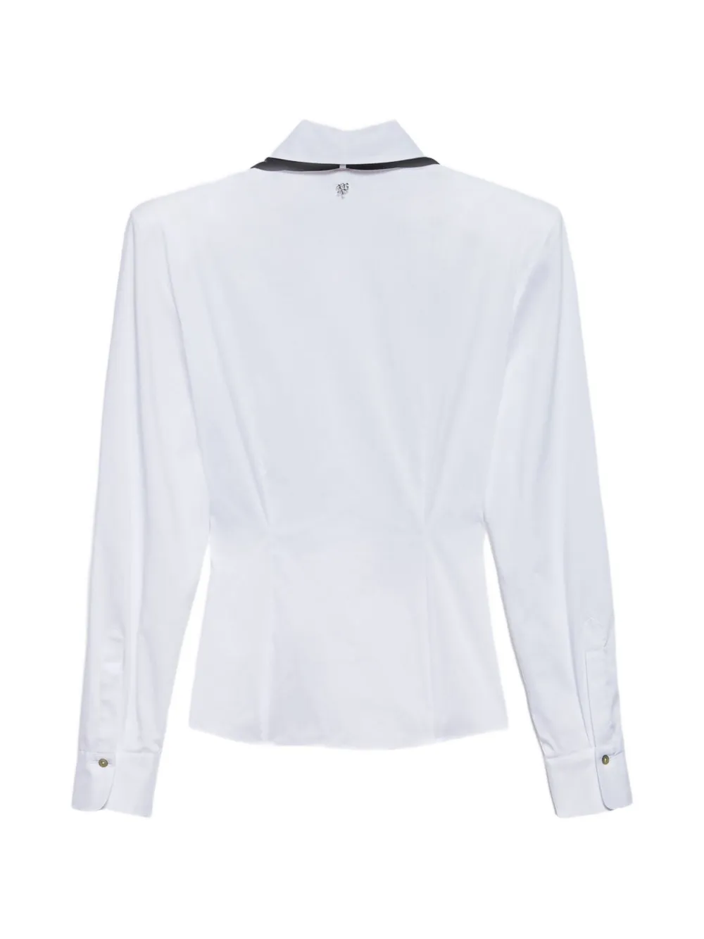 Aniye By Costanza blouse met gestrikte hals Wit
