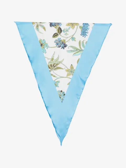 Fay foulard à fleurs imprimées