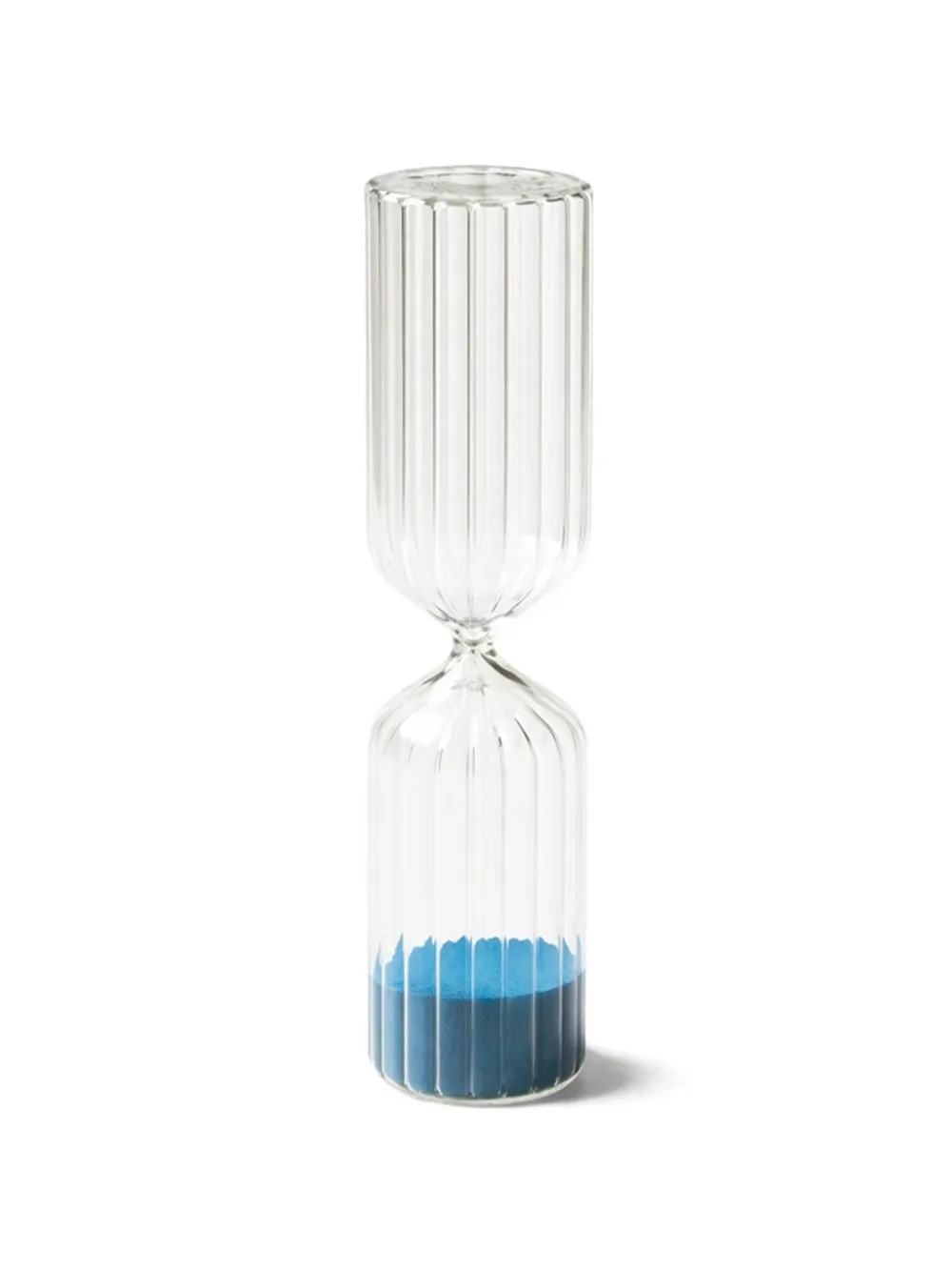 Bitossi Home Clessidra con design a coste - Blu