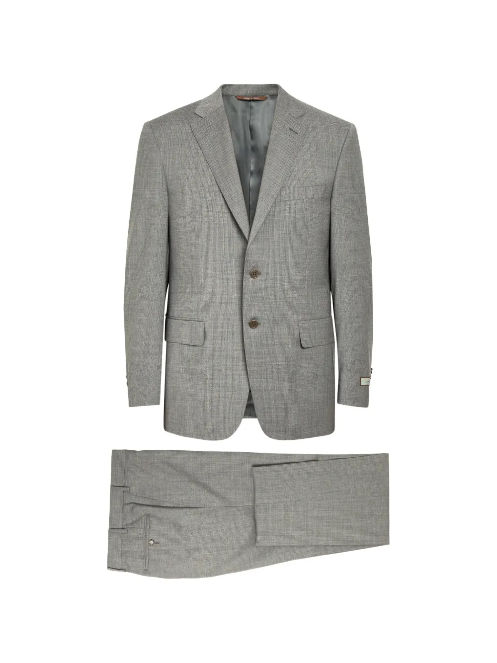 Canali single-breasted wool suit - Grigio