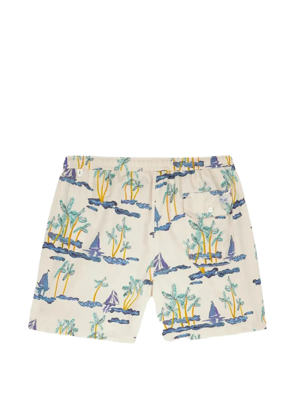 Maison Labiche Boats printed swim shorts | Swim & Board Shorts