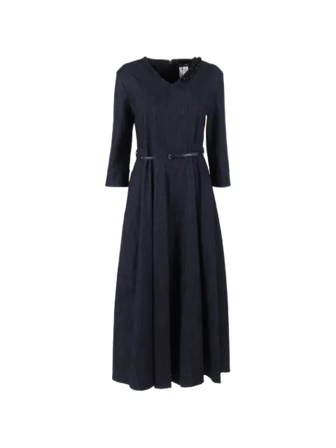 'S Max Mara Abito Vela beaded V-neck dress