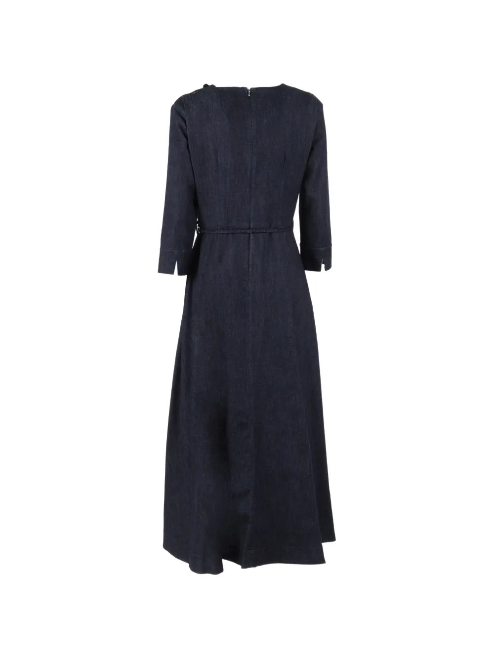  's Max Mara Abito Vela Beaded V-neck Dress - Blue 