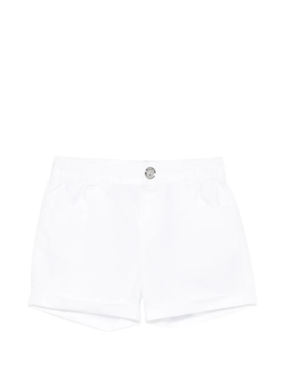 Moschino Kids button shorts - Bianco