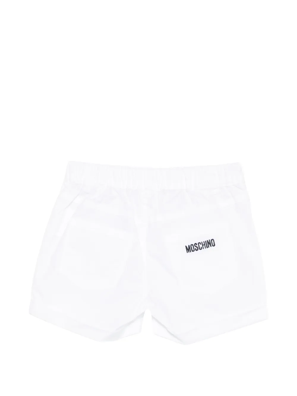  Moschino Kids Button Shorts - White 