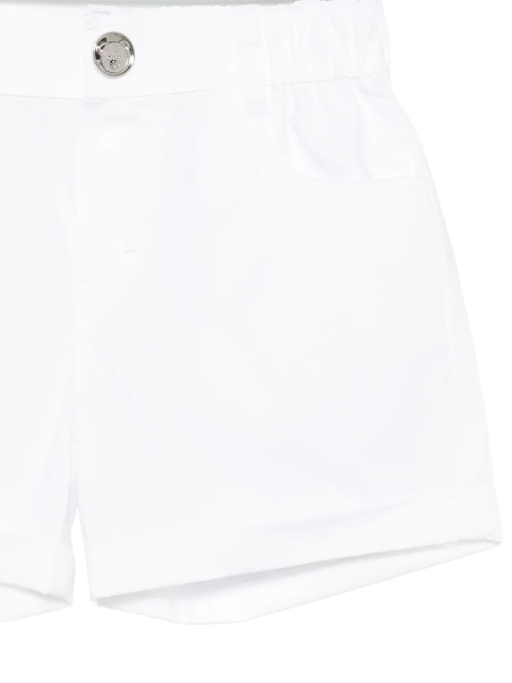  Moschino Kids Button Shorts - White 