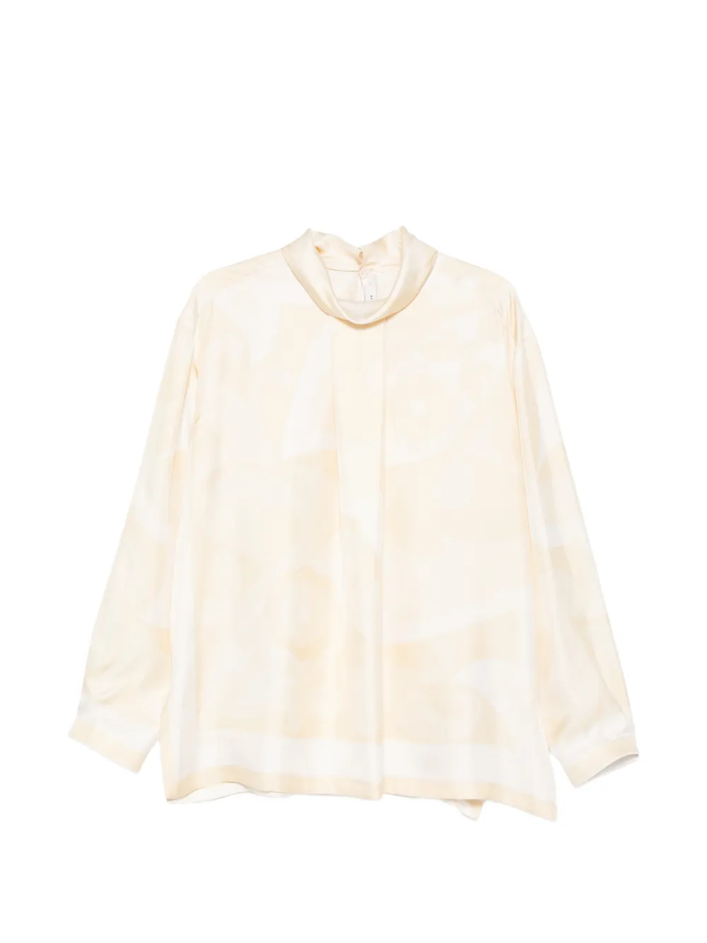 Carven patterned high-neck top - Toni neutri