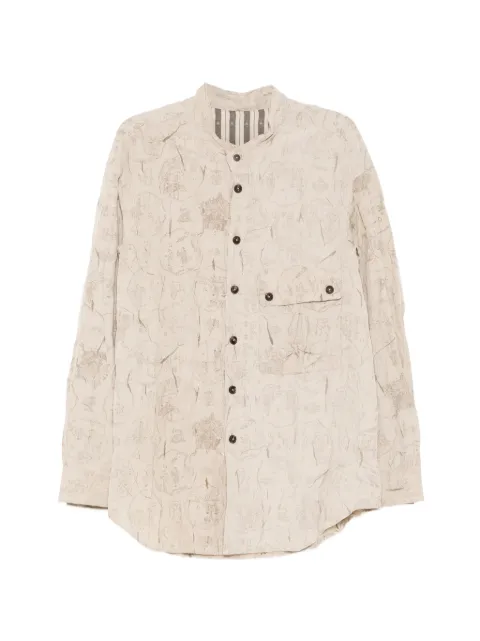 Ziggy Chen camisa con estampado gráfico